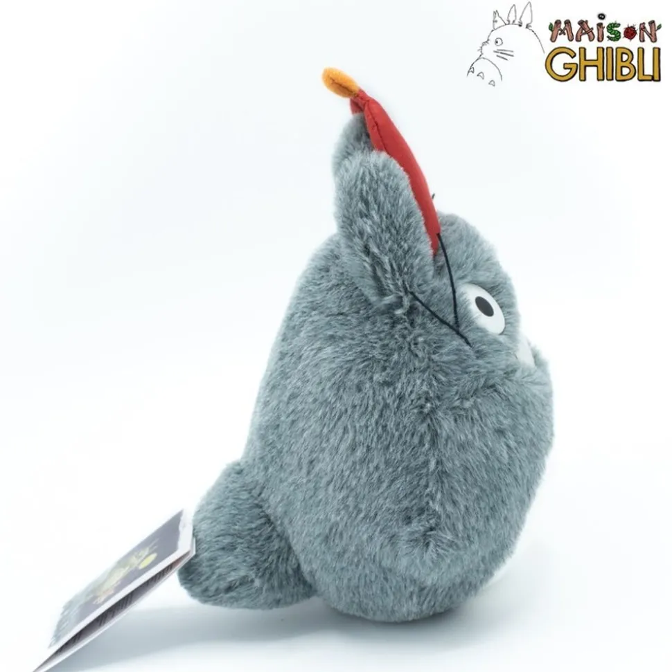 Plush Totoro With Red Umbrella - My Neighbor Totoro