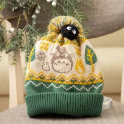 Pom Pom Beanie Totoro & Soot Sprites - My Neighbor Totoro