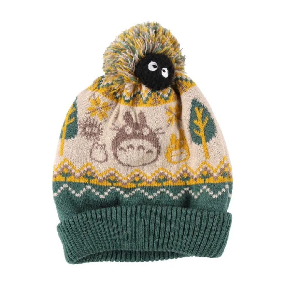 Pom Pom Beanie Totoro & Soot Sprites - My Neighbor Totoro