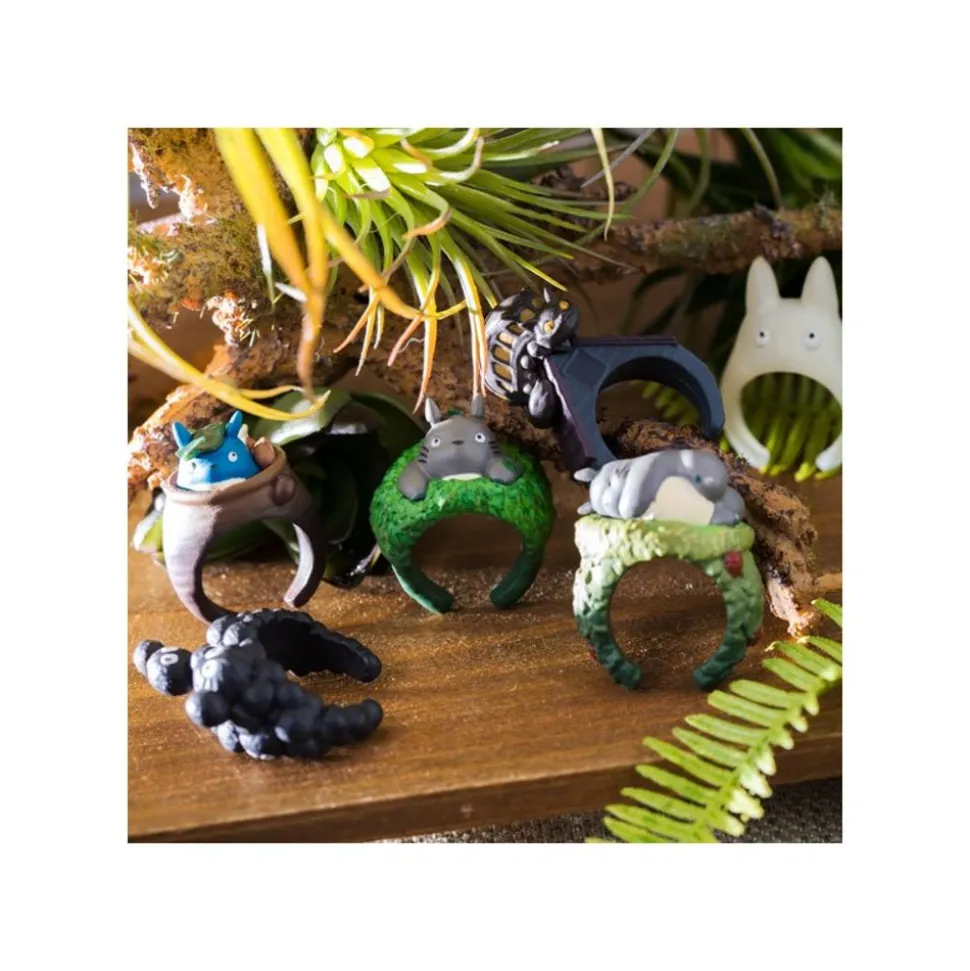 Pose Collection Totoro Assortment Of 6 Rings - My Neighbor Totoro