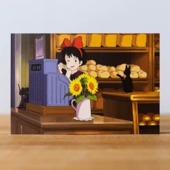 Postcard Kiki Sunflower - Kiki'S Delivery Service