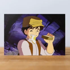 Postcard Pazu Snack - Castle In The Sky