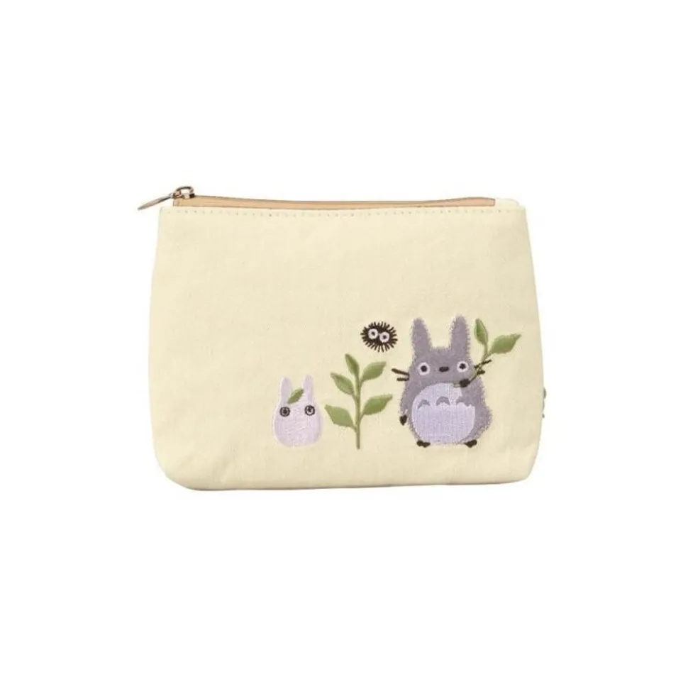 Pouch Big And Small Totoro Meadow 11 X 15 Cm - My Neighbour Totoro