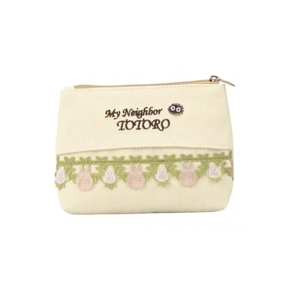 Pouch Big And Small Totoro Meadow 11 X 15 Cm - My Neighbour Totoro