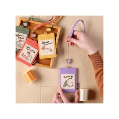 Pouch Card Holder Calcifer & Heen - Howl'S Moving Castle