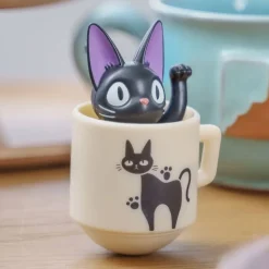 Round Bottomed Figurine Kiki With Her Mug - Kiki'S Delivery Service
