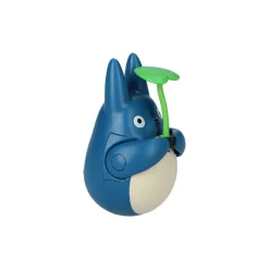 Round Bottomed Figurine Middle Totoro With Leaf - My Neighbor Totoro