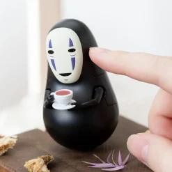 Round Bottomed Figurine No Face'S Coffe Time - Spirited Away