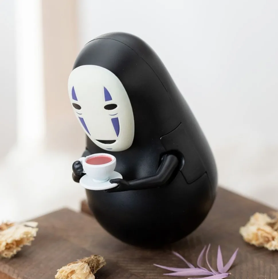 Round Bottomed Figurine No Face'S Coffe Time - Spirited Away