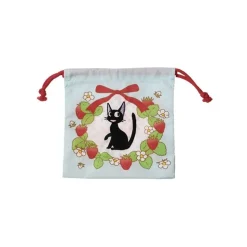 Satchel With Lanyard Jiji Strawberries 20 X 19 Cm - Kiki'S Delivery S