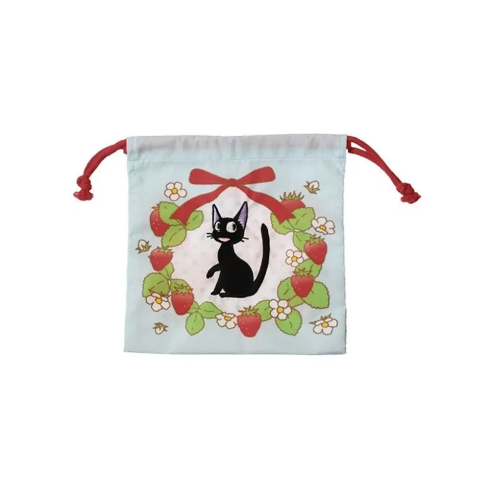 Satchel With Lanyard Jiji Strawberries 20 X 19 Cm - Kiki'S Delivery S