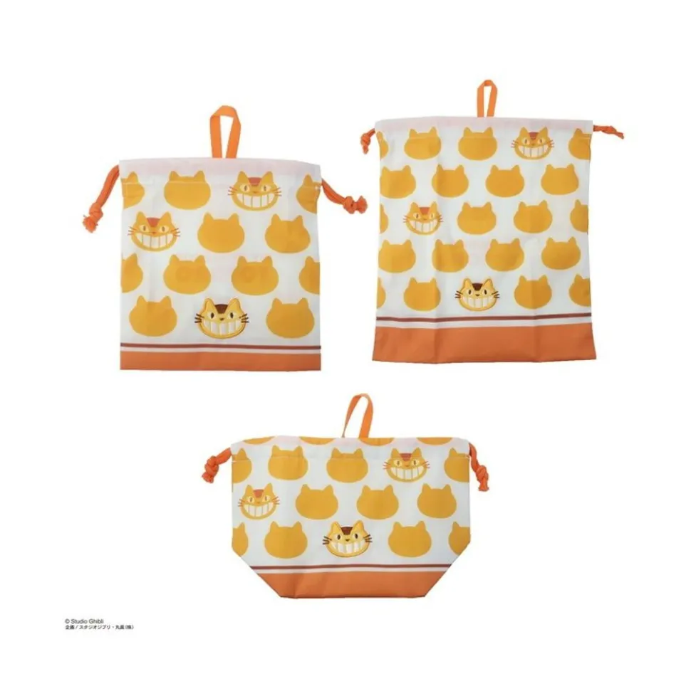 Satchel With Lanyard Silhouette Catbus 20 X 19 Cm - My Neighbor Toto
