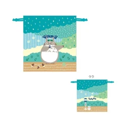 Satchel With Lanyard Totoro Under The Rain 20 X 19 Cm - My Neighbor T