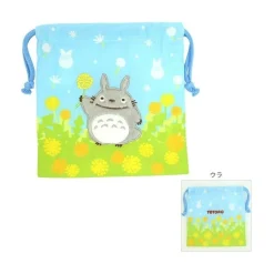 Satchel With Lanyard Totoro Flowers 20 X 19 Cm - My Neighbor Totoro