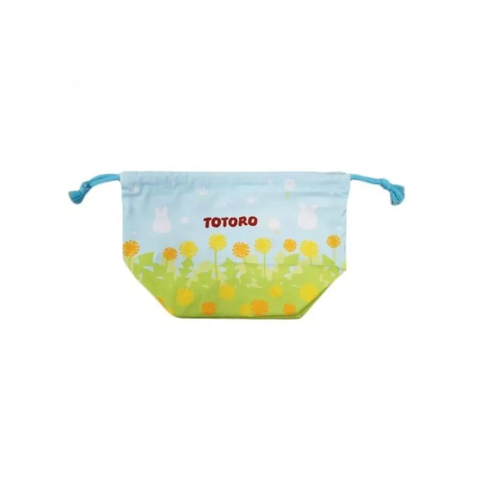 Satchel With Ring Totoro Flowers 17 X 26 Cm - My Neighbor Totoro