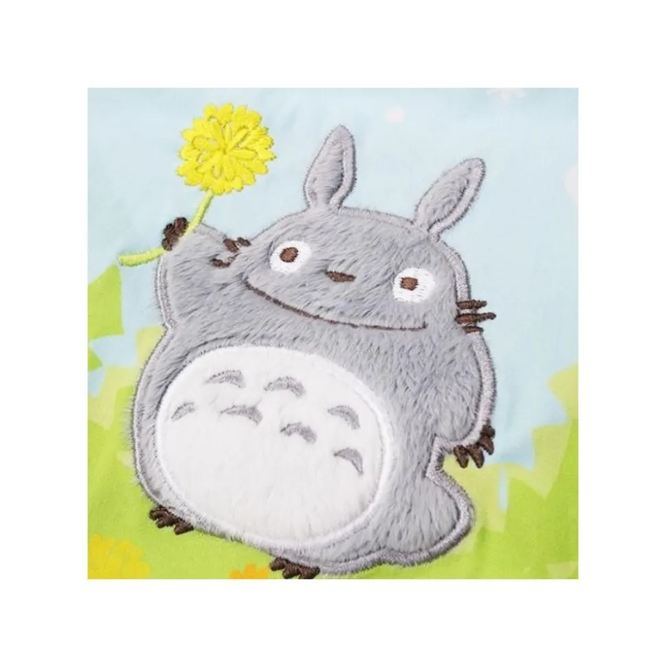 Satchel With Ring Totoro Flowers 17 X 26 Cm - My Neighbor Totoro