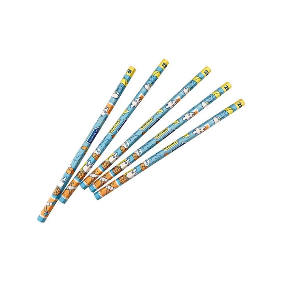 Set Of 12 2B Pencils Vehicles - My Neighbor Totoro