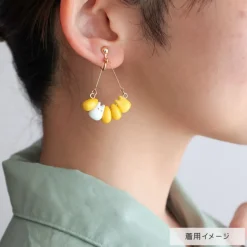Small Totoro & Corn Clipped Earrings - My Neighbor Totoro