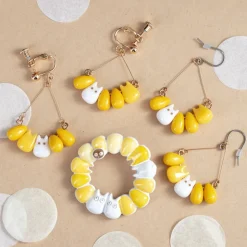 Small Totoro & Corn Clipped Earrings - My Neighbor Totoro