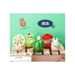 Small Totoro & Vegetables Collect Of 6 Figurines - My Neighbor Totoro