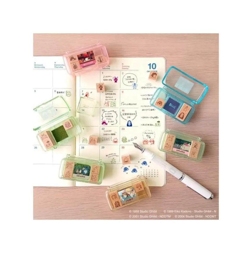 Sophie & Hauru Mini Stamp Set Red - Howl'S Moving Castle