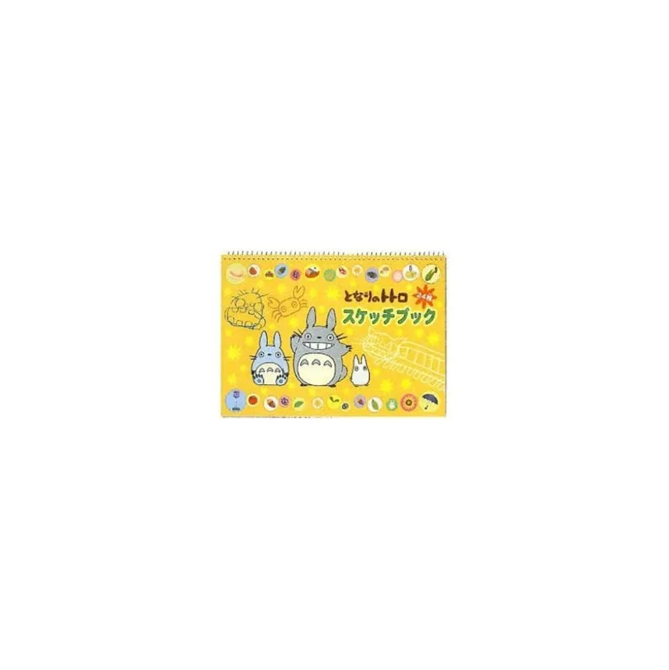 Spiral Note Book Totoro Yellow