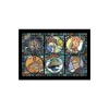 Stained Glass Puzzle 208P - Castle In The Sky
