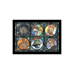 Stained Glass Puzzle 208P - Castle In The Sky