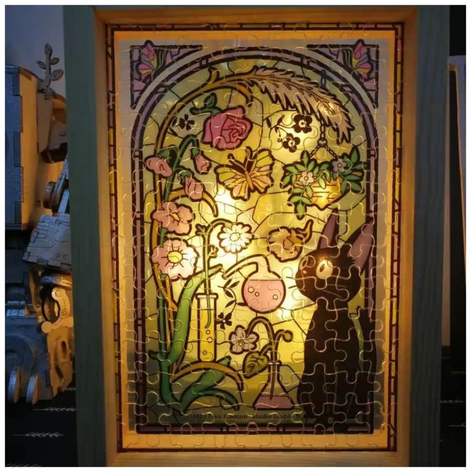 Stained Glass Puzzle 126P Big Totoro - My Neighbor Totoro