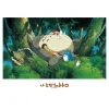 Stained Glass Puzzle 500P Napping With Totoro - My Neighbor Tororo