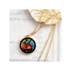Stained Glass Series - Pendant Calcifer-Howl'S Moving Castle