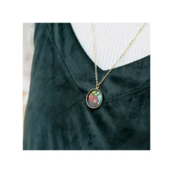 Stained Glass Series - Pendant Calcifer-Howl'S Moving Castle