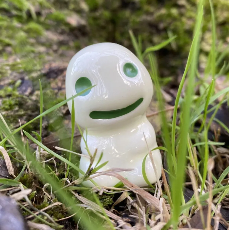 Statue Kodama C & 1 Blind Power Stone - Princess Mononoke