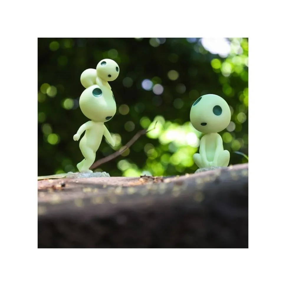 Statue Small And Big Kodama - Princess Mononoke