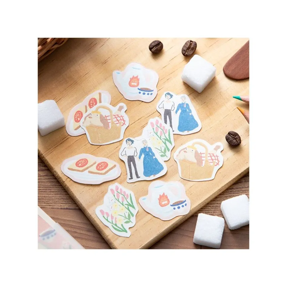 Sticker Set Break Time Flowers - Howl'S Moving Castle