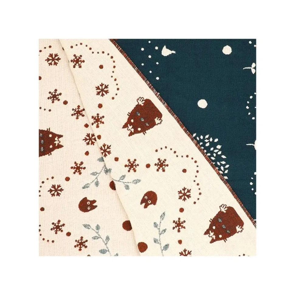 Stole With Button Walking In Snow - My Neighbor Totoro