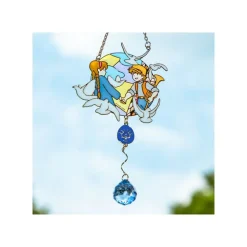 Sun Catcher Stained Glass Sheeta & Pazu - Castle In The Sky