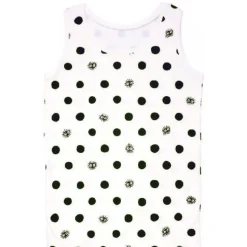 Tank Top Totoro Kurosuke White Dots (Women)-My Neighbor Totoro