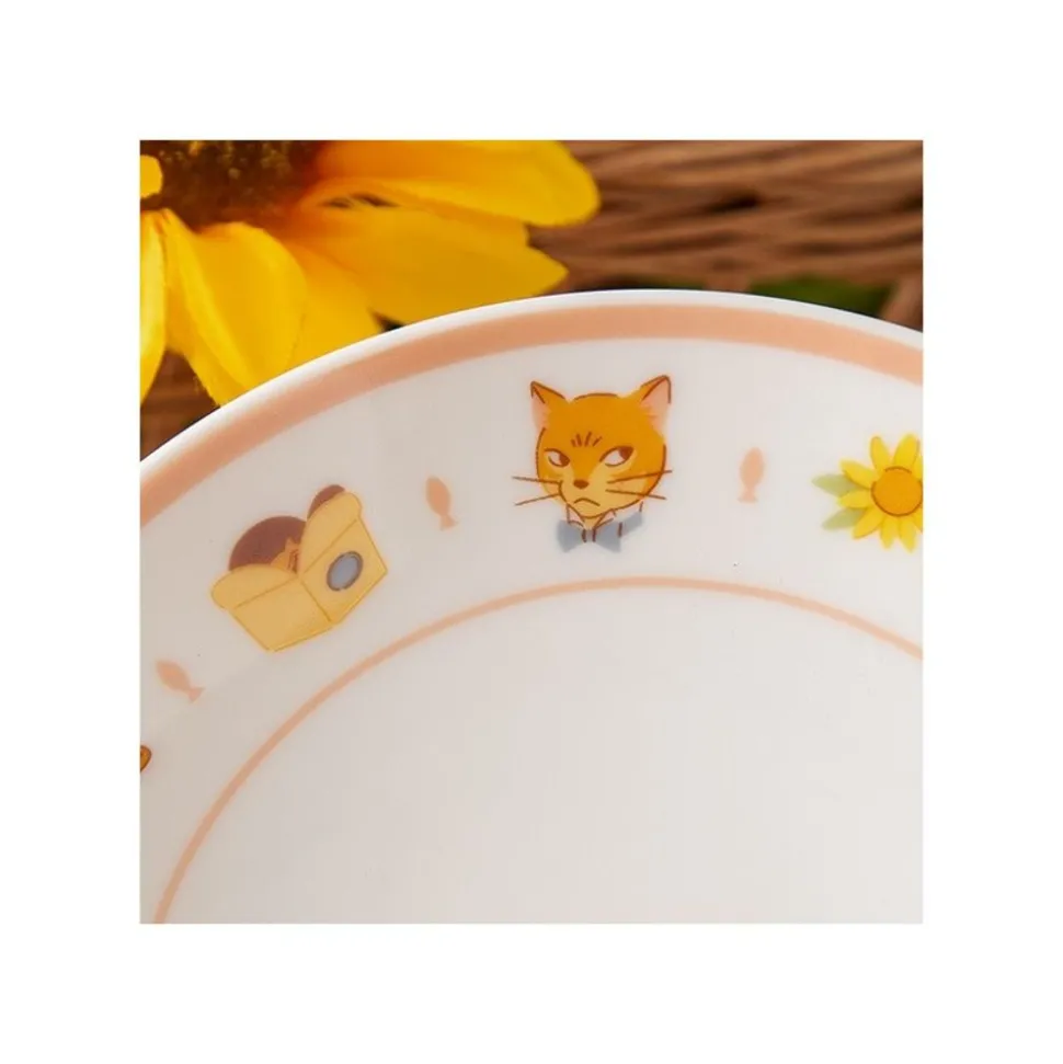 Tea Time & Cat Plate - The Cat Returns