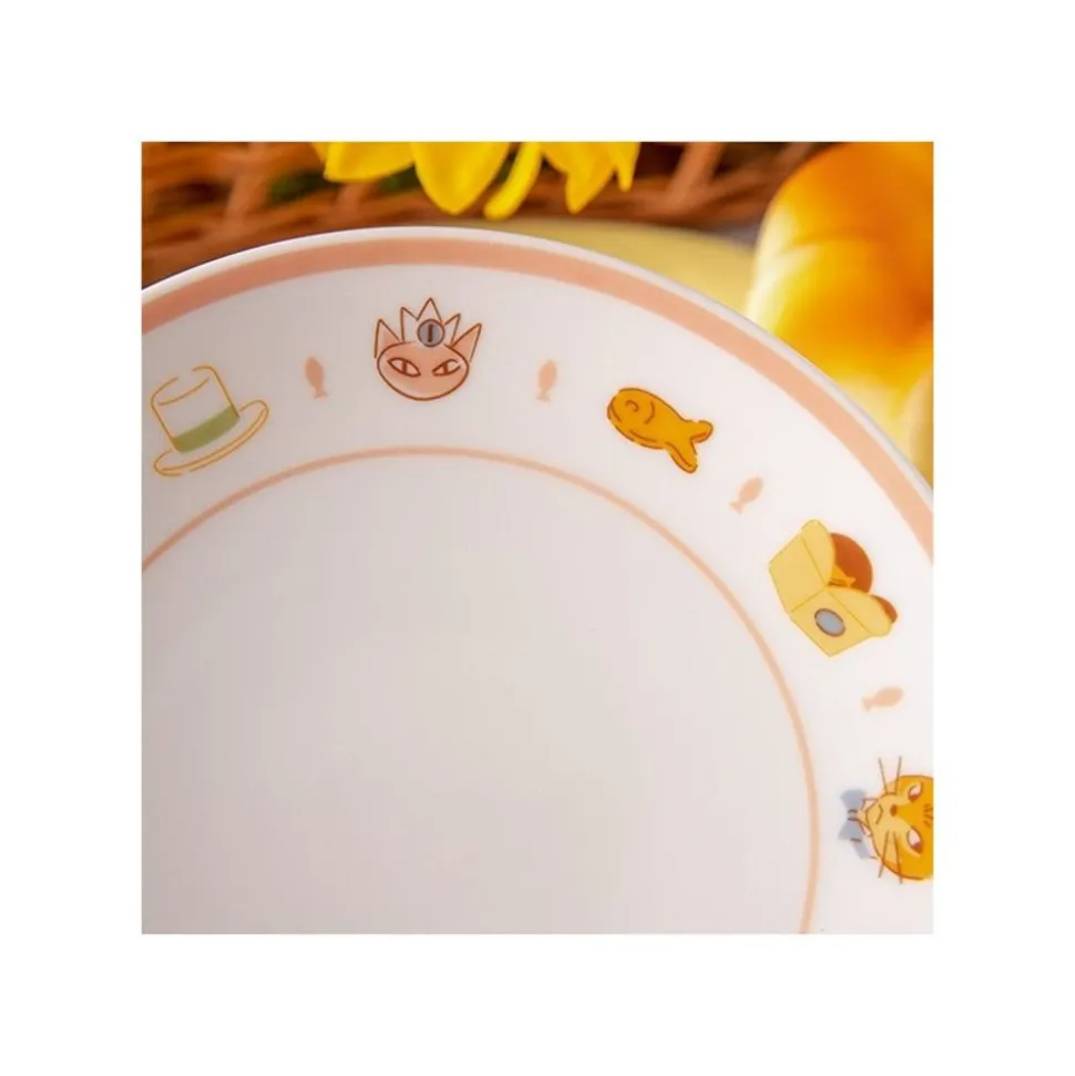 Tea Time & Cat Plate - The Cat Returns