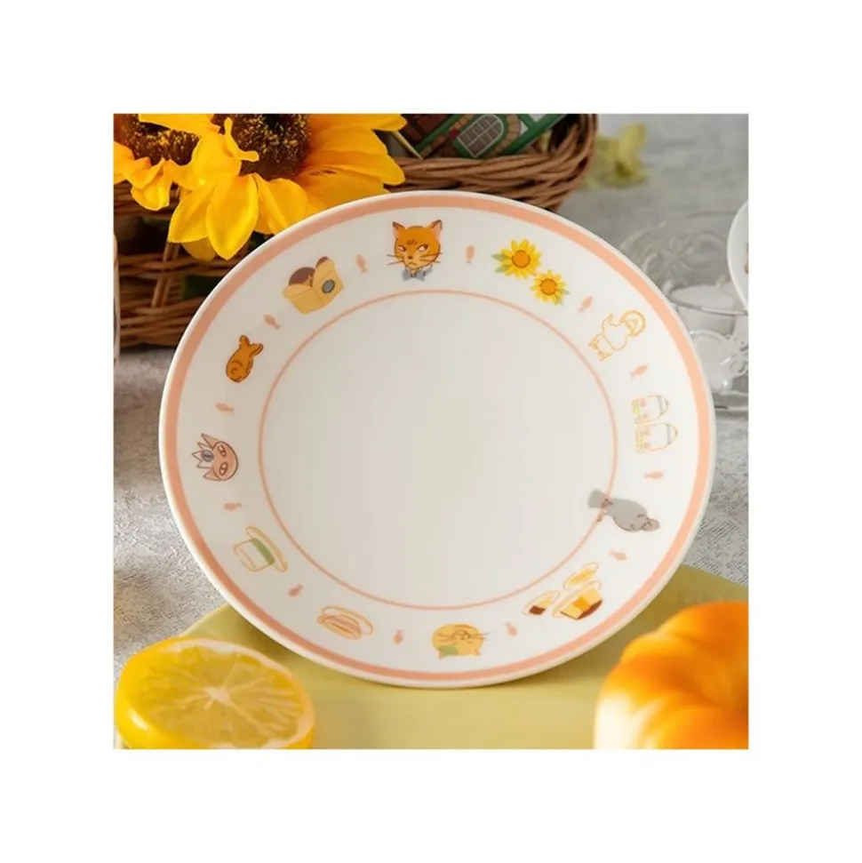 Tea Time & Cat Plate - The Cat Returns
