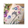 Tenugui Morning Glory & Firefly - My Neighbor Totoro