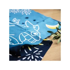 Tenugui Totoro Flying Fireworks - My Neighbor Totoro