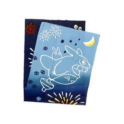 Tenugui Totoro Flying Fireworks - My Neighbor Totoro