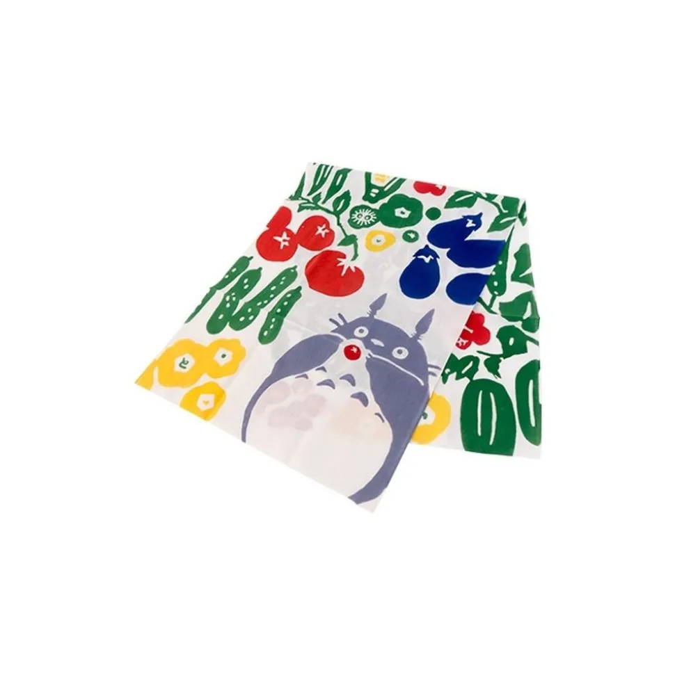 Tenugui Totoro Summer Vegetables - My Neighbor Totoro