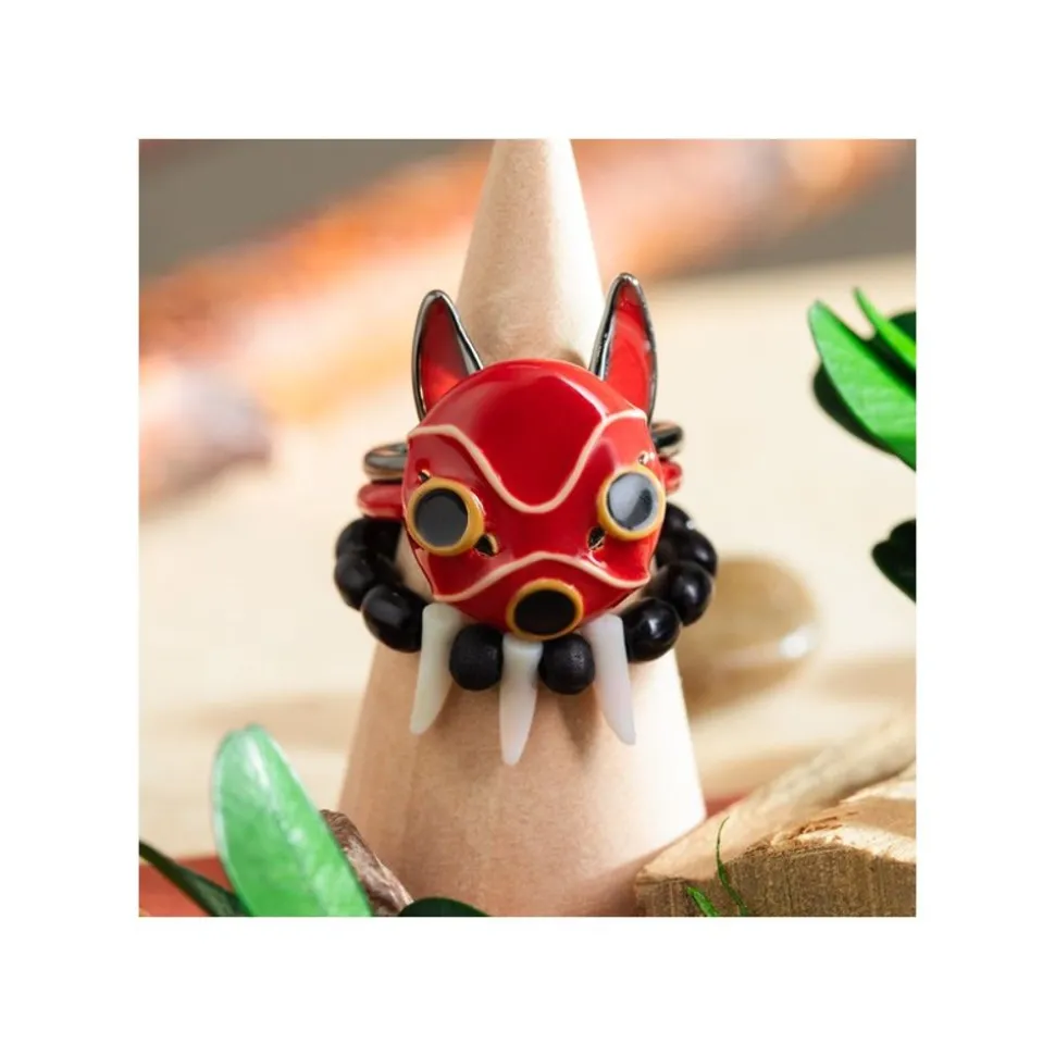 Three Ring Set San'S Mask - Princess Mononoke