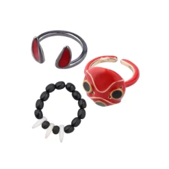 Three Ring Set San'S Mask - Princess Mononoke