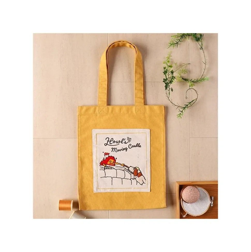 Tote Bag Calcifer & Heen - Howl'S Moving Castle