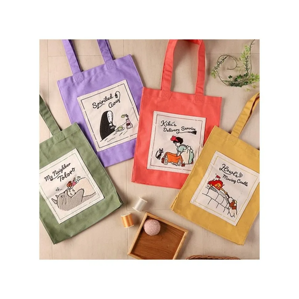 Tote Bag Calcifer & Heen - Howl'S Moving Castle