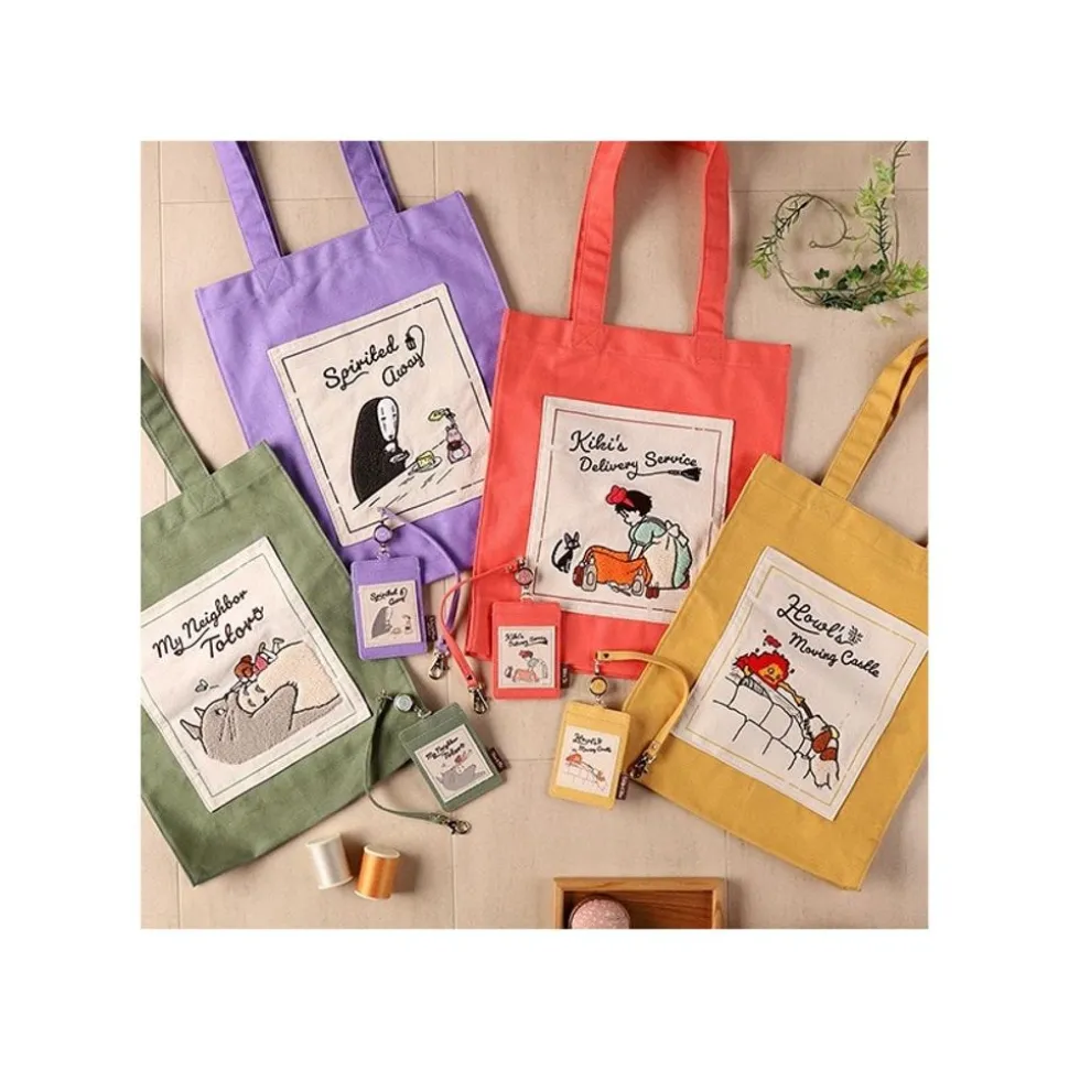 Tote Bag Calcifer & Heen - Howl'S Moving Castle